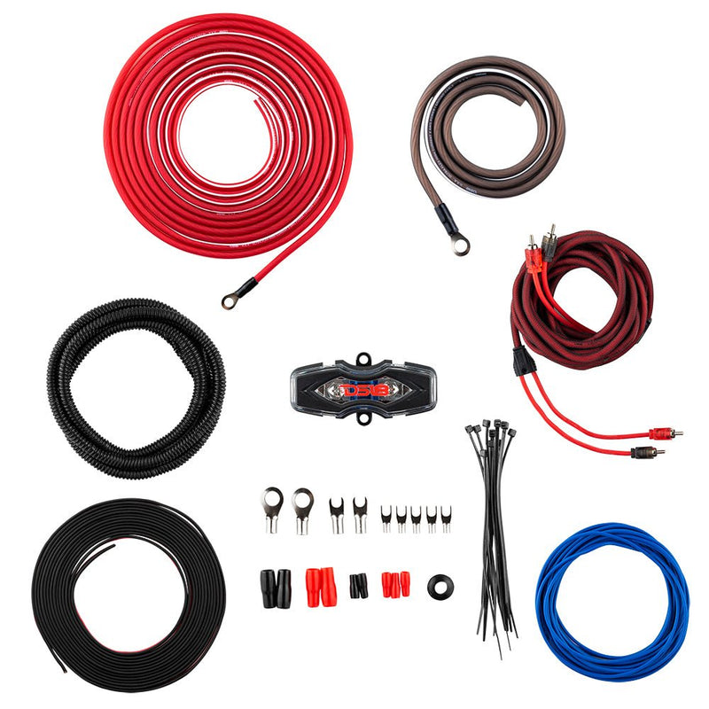Load image into Gallery viewer, 8-GA OFC 100% Copper Amplifier Installation Kit - RED