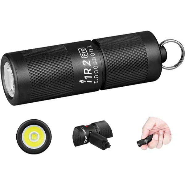 Load image into Gallery viewer, OLIGHT I1R2PROBK i1R 2 Pro Keychain Flashlight - Black