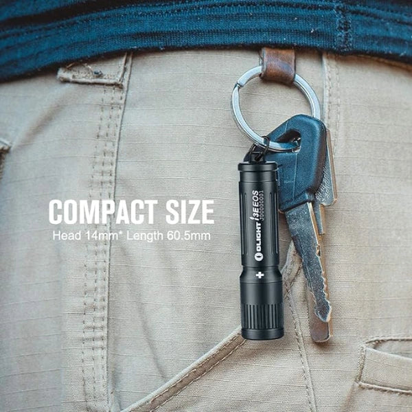 OLIGHT I3EBK i3E EOS Keychain Flashlight - Black