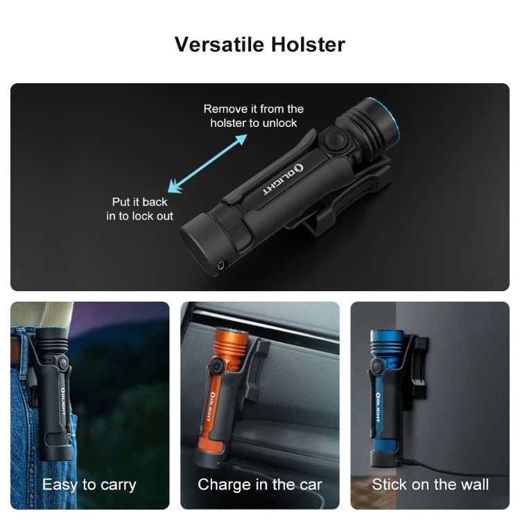 Load image into Gallery viewer, OLIGHT SEEKER4PROMTBKCW Seeker 4 Pro High Power Flashlight -Matte Black CW(5700~7000K)