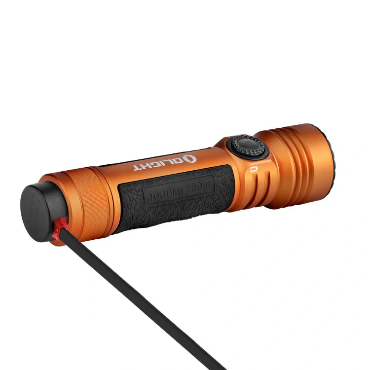 Load image into Gallery viewer, OLIGHT SEEKER4PROOG Seeker 4 Pro High Power Flashlight - Orange CW(5700~7000K)
