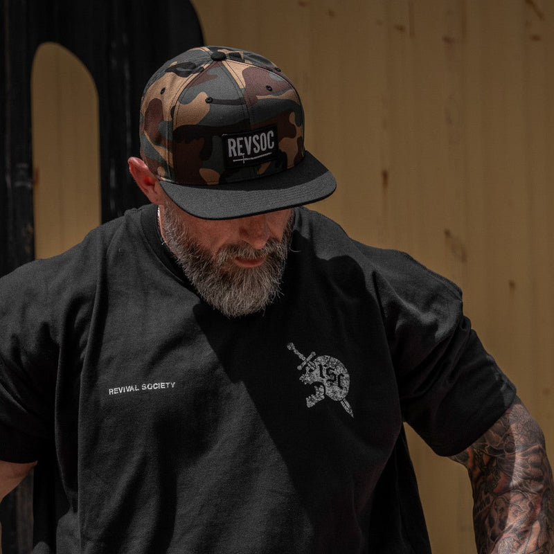 Load image into Gallery viewer, REVSOC Classic Patch Flatbill Hat