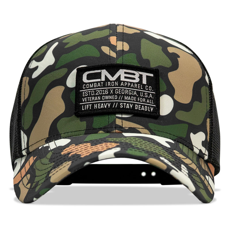 Load image into Gallery viewer, Branded CMBT Labeled Mid-Profile Snapback Hat