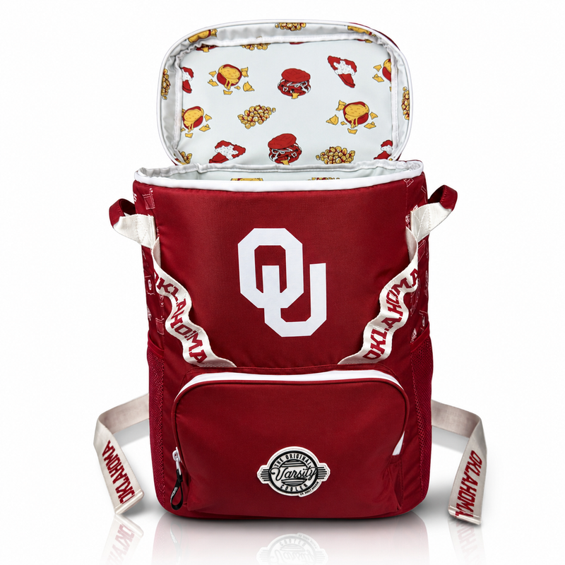 Load image into Gallery viewer, University of Oklahoma Backpack Cooler