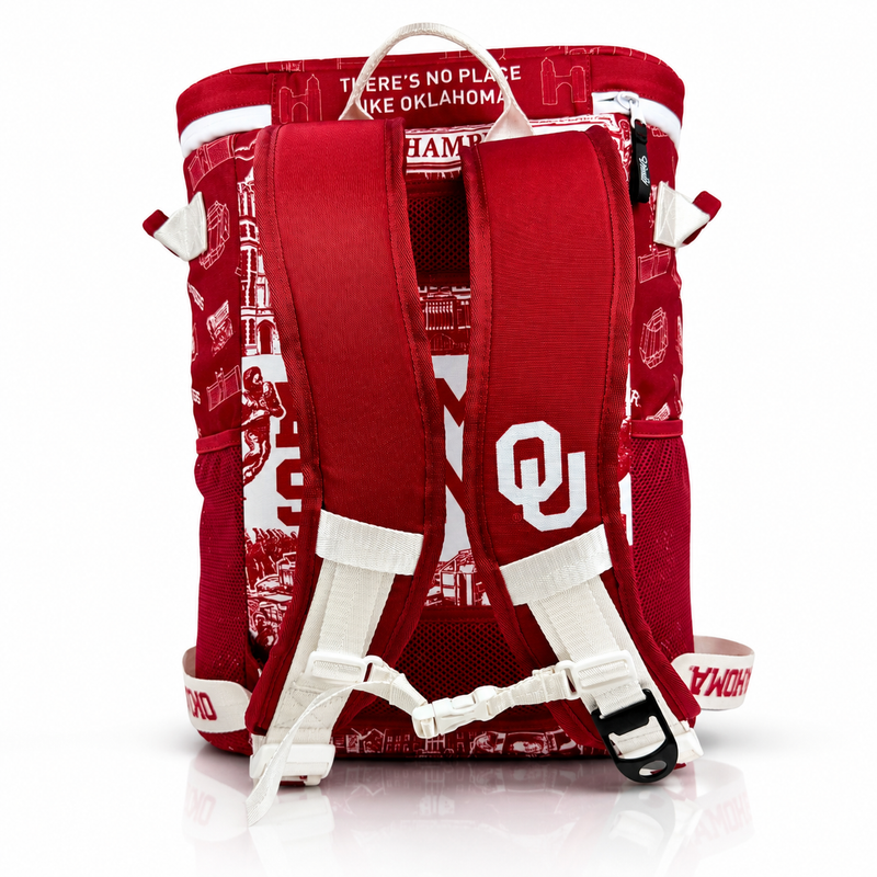 Load image into Gallery viewer, University of Oklahoma Backpack Cooler