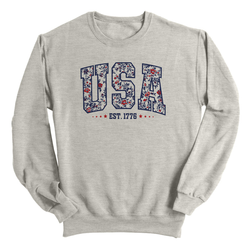 Load image into Gallery viewer, USA Floral Est 1776 (Front)