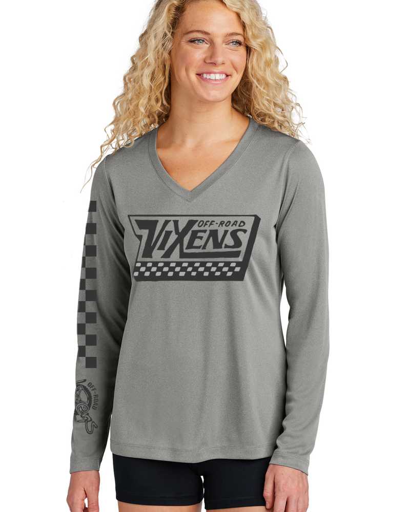 Load image into Gallery viewer, Off the Wall Jersey/Tech Tee - Gray Heather