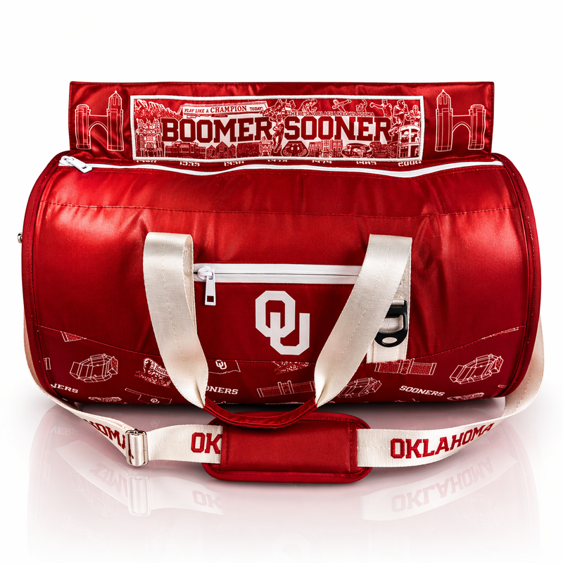 Load image into Gallery viewer, University of Oklahoma Duffel Cooler
