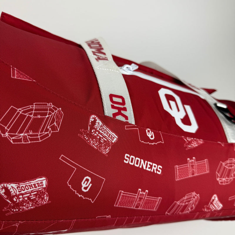 Load image into Gallery viewer, University of Oklahoma Duffel Cooler