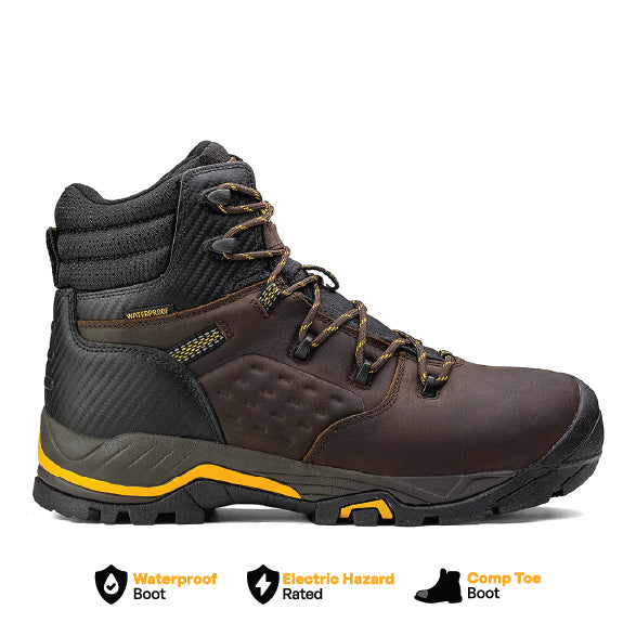 Load image into Gallery viewer, Olympic 6" Composite Toe Waterproof Work Boot – Brown