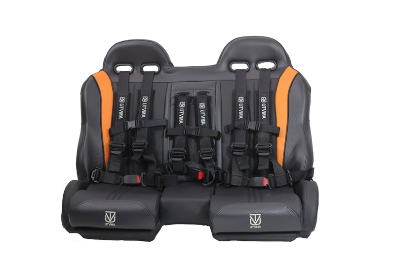 Load image into Gallery viewer, RZR 1000 Elite Series Bench Seat Front or Rear Bench Seat W Harnesses (over the console) (2014-2023)