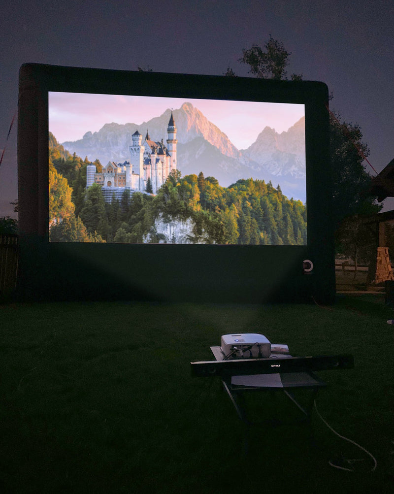 Load image into Gallery viewer, Elite Outdoor Movies 17' Nano Outdoor Cinema System