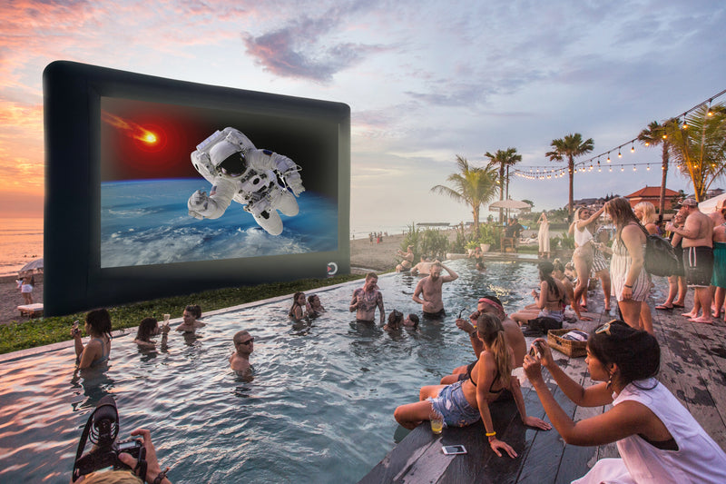 Load image into Gallery viewer, Elite Outdoor Movies 17' Nano Outdoor Cinema System
