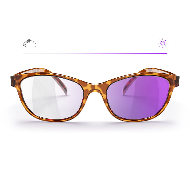 Load image into Gallery viewer, Tortoise Oval Prescription Transitions® Colors