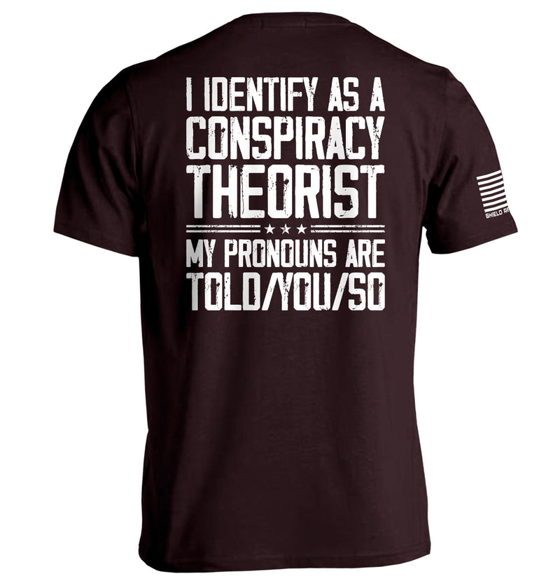 Load image into Gallery viewer, I Identify As A Conspiracy Theorist