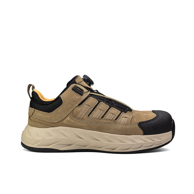 Load image into Gallery viewer, Pro Safety Low Composite Toe Work Shoe – Tan