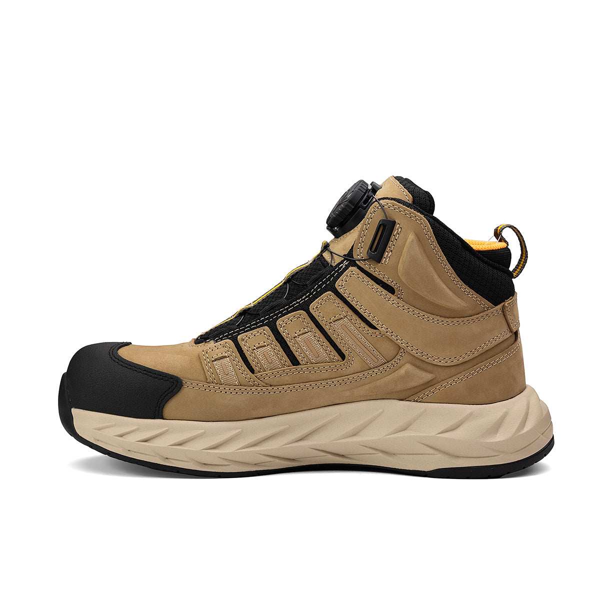 Pro Safety Mid 6" Composite Toe Men’s Shoe - Tan - Skoutley Outdoors LLC