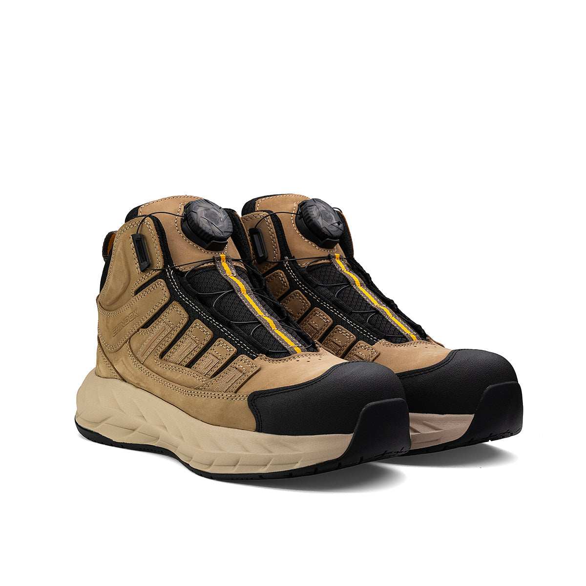 Pro Safety Mid 6" Composite Toe Men’s Shoe - Tan - Skoutley Outdoors LLC