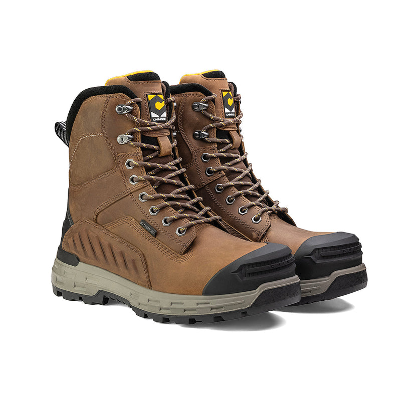 Load image into Gallery viewer, Wildwood 8” Waterproof Composite Toe Brown Boot - Made in USA