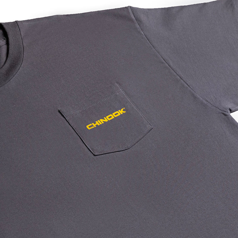 Load image into Gallery viewer, Short Sleeve Pocket T-Shirt - Smoke Grey