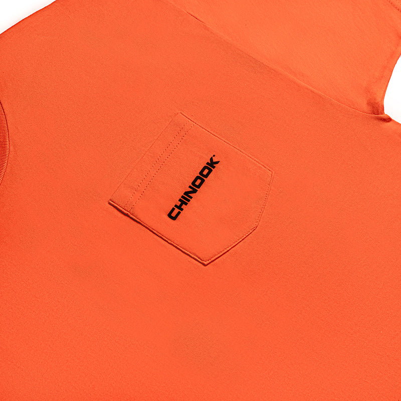 Load image into Gallery viewer, Short Sleeve Pocket T-Shirt - Orange