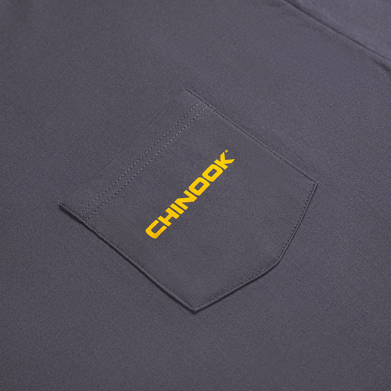 Load image into Gallery viewer, Short Sleeve Pocket T-Shirt - Steel Grey