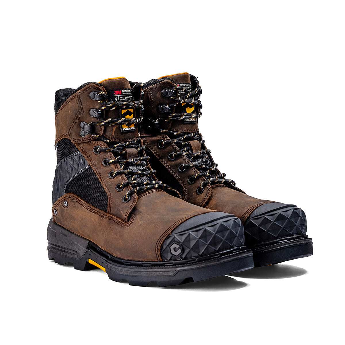 Pallet Jack 8” Insulated Composite Toe Waterproof Work Boot – Brown - Skoutley Outdoors LLC