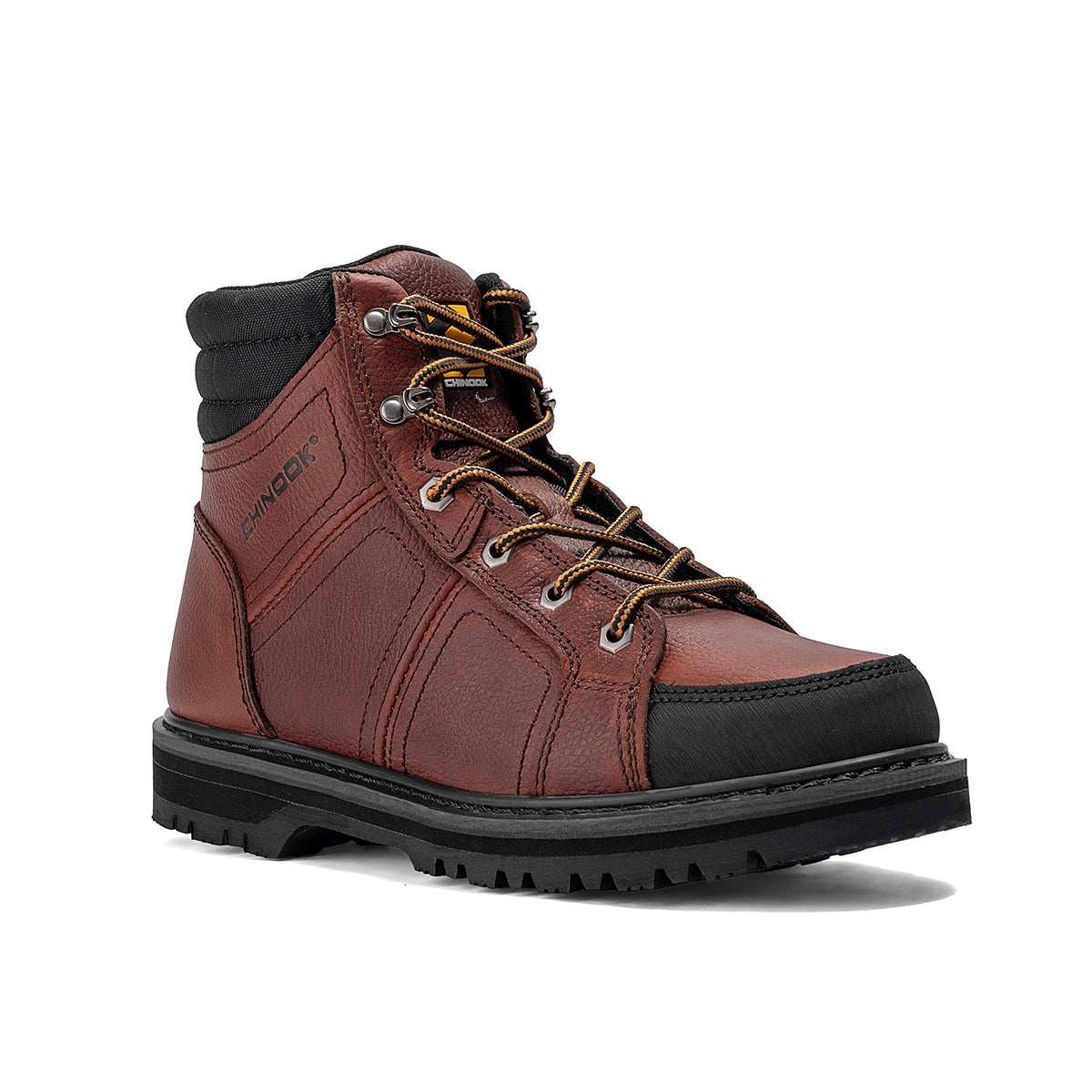 Contractor 6" Soft Toe Leather Work Boot – Brown - Skoutley Outdoors LLC