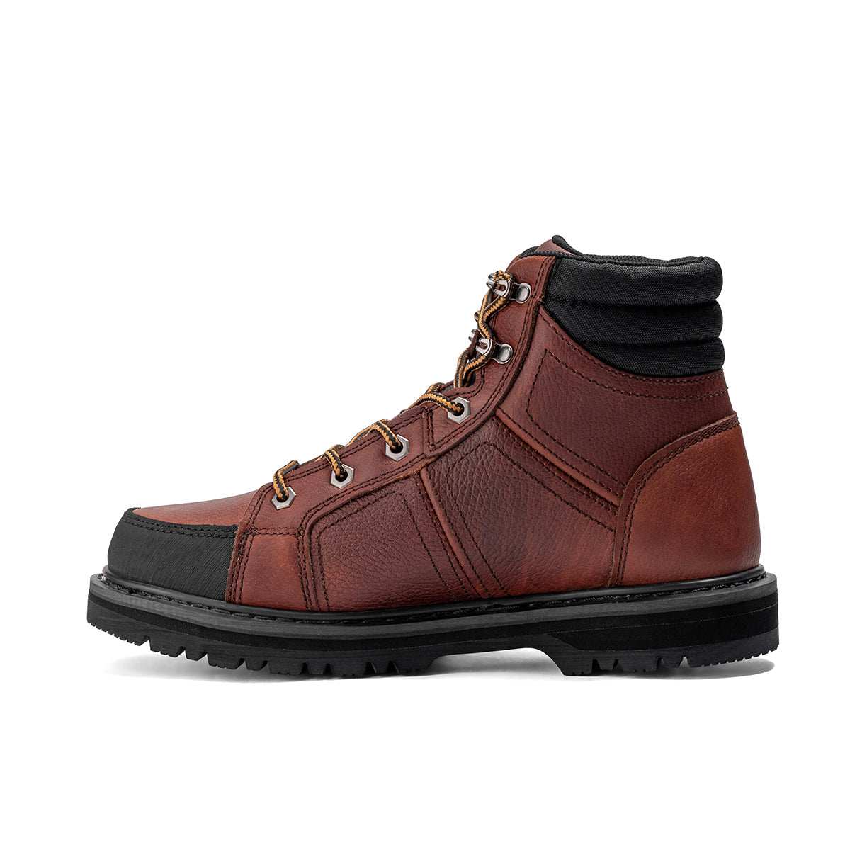 Contractor 6" Soft Toe Leather Work Boot – Brown - Skoutley Outdoors LLC