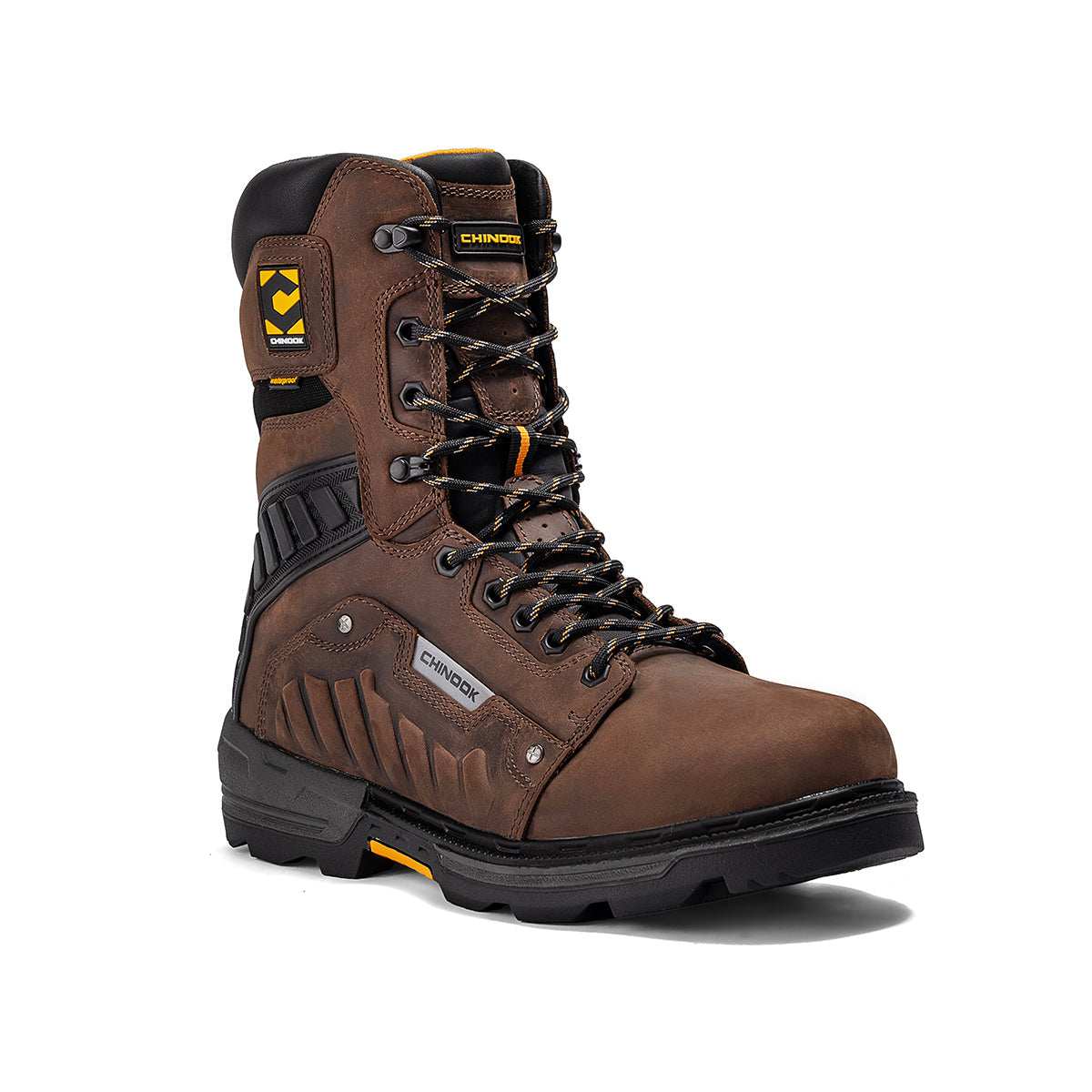 Scorpion 9” Plain Toe Waterproof Work Boot – Brown - Skoutley Outdoors LLC