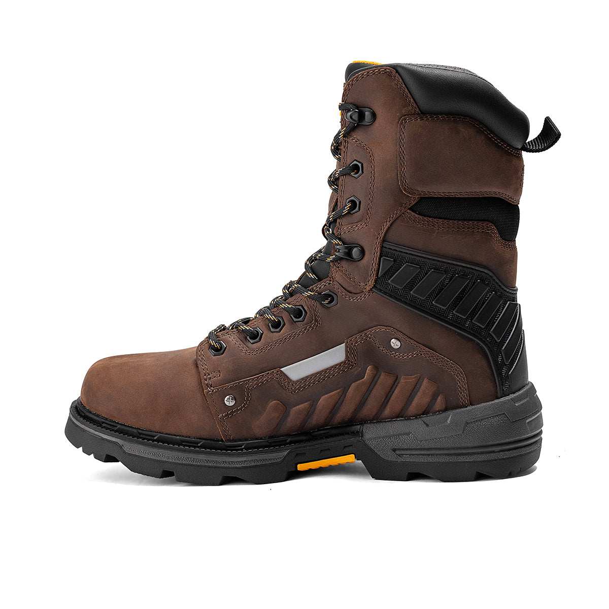 Scorpion 9” Plain Toe Waterproof Work Boot – Brown - Skoutley Outdoors LLC