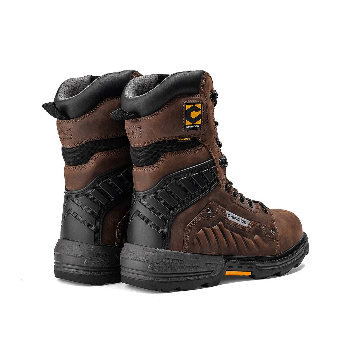 Scorpion 9” Plain Toe Waterproof Work Boot – Brown - Skoutley Outdoors LLC
