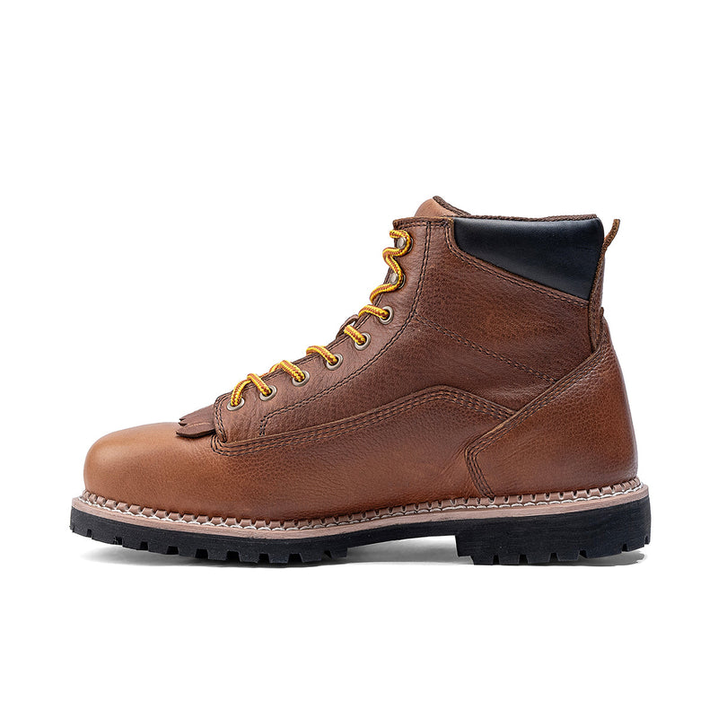 Load image into Gallery viewer, Logger 6” Men’s Waterproof Work Boot - Brown
