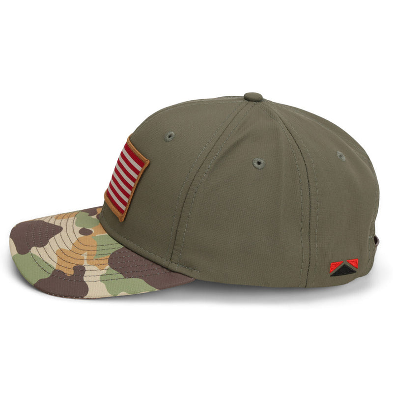 Load image into Gallery viewer, Riverside Old School Flag Cap Structured Ripstop Cap