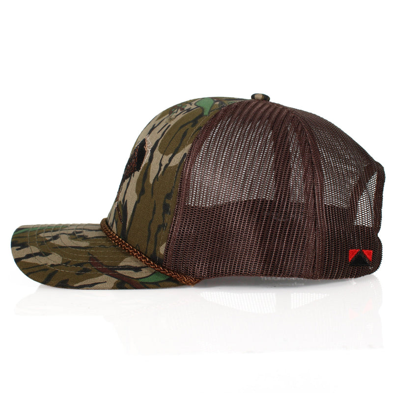 Load image into Gallery viewer, Mossy Oak Bottomland Turkey Feather Meshback Cap