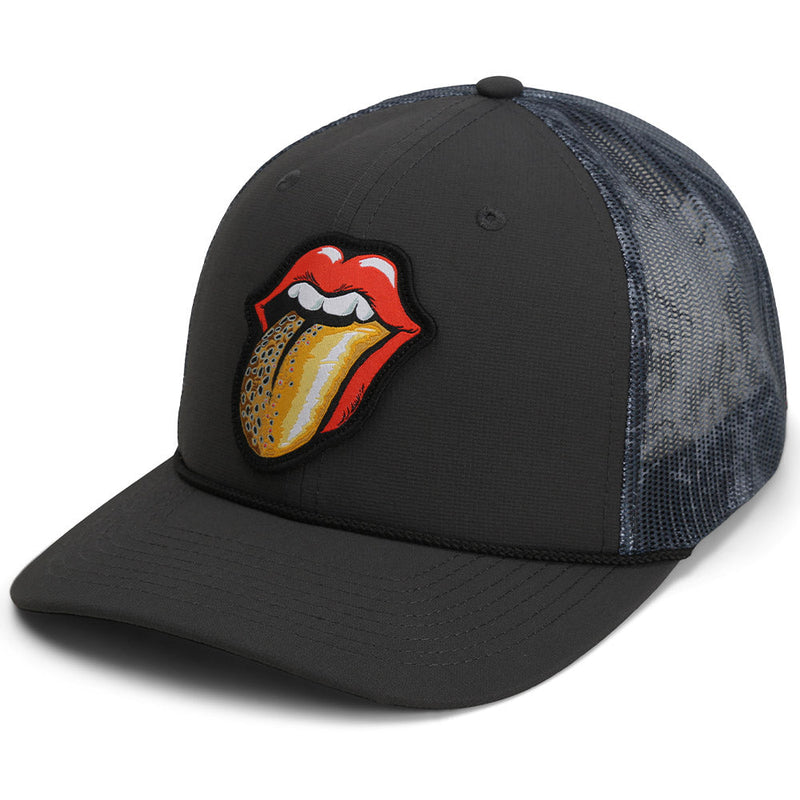 Load image into Gallery viewer, Trout Tongue Fly Fishing Hat Patch Mesh Back Rope Cap