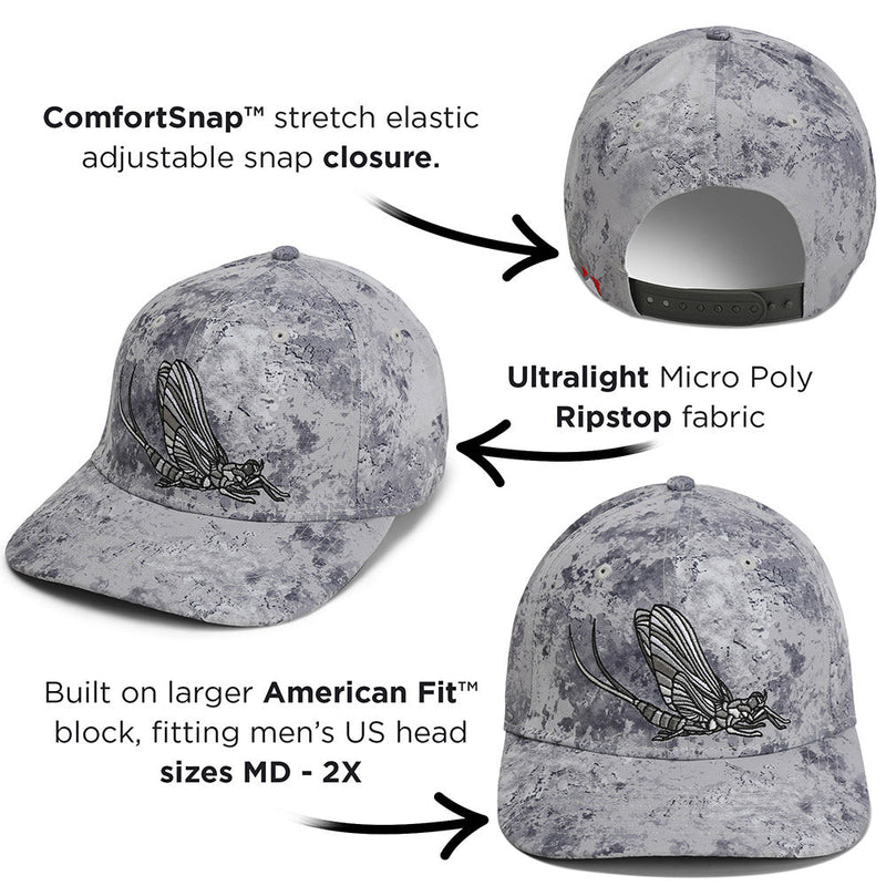 Load image into Gallery viewer, Mayfly Match the Hatch Fly Fishing 6-Panel Cap