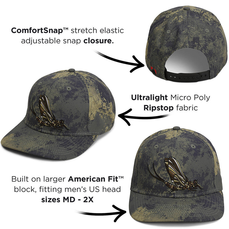 Load image into Gallery viewer, Mayfly Match the Hatch Fly Fishing 6-Panel Cap