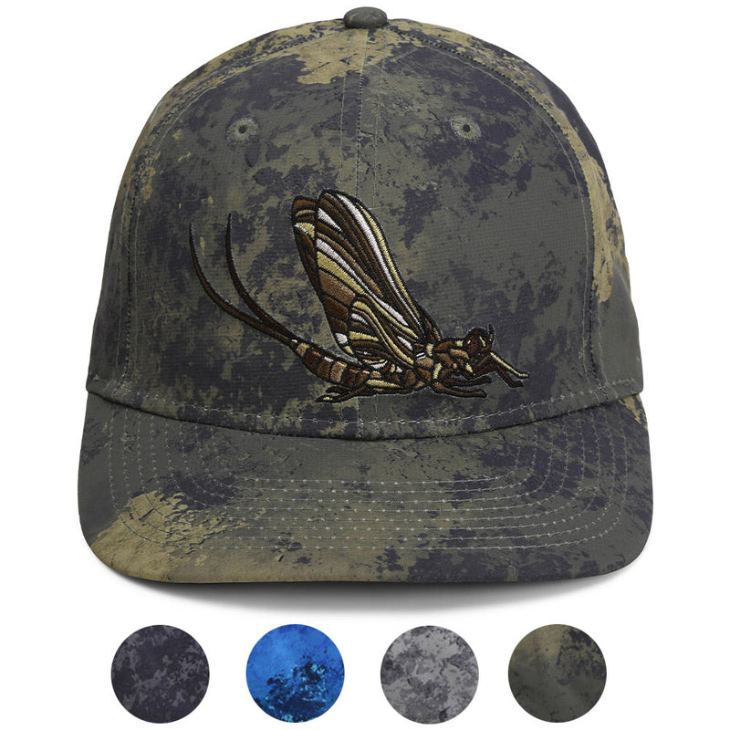 Load image into Gallery viewer, Mayfly Match the Hatch Fly Fishing 6-Panel Cap