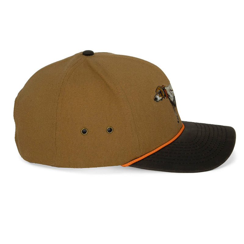 Load image into Gallery viewer, German Shorthaired Point Canvas Cap Wax Cloth Visor