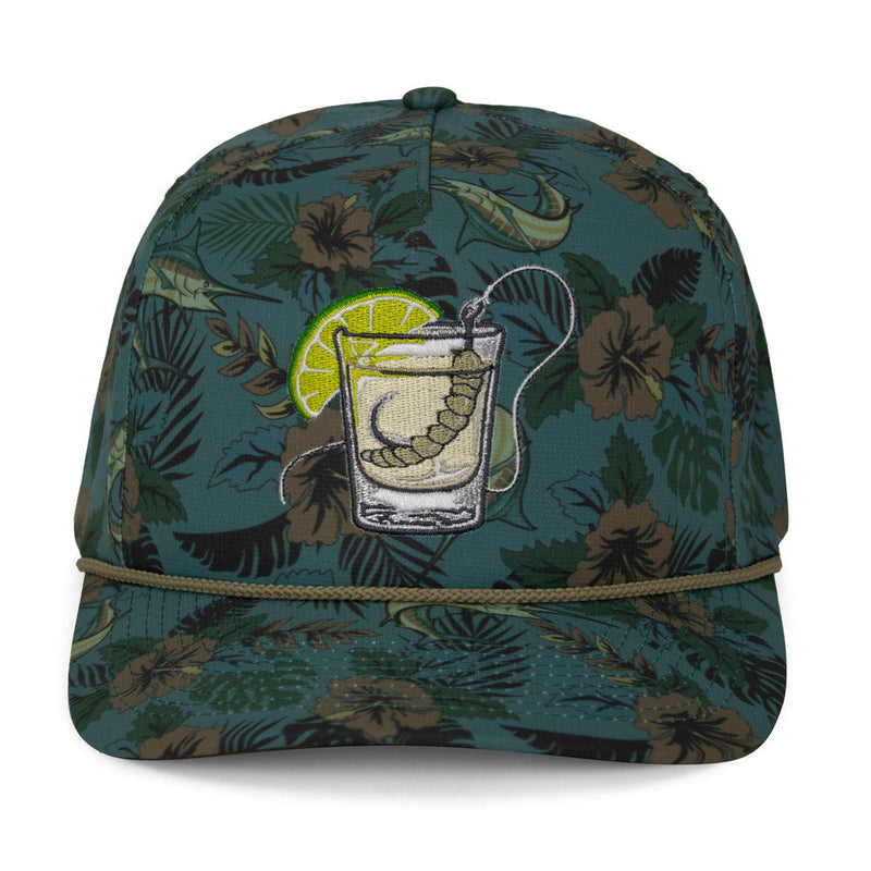 Load image into Gallery viewer, Mezcal Saltwater Fishing Trucker Hat Rope Cap