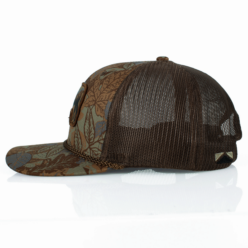 Load image into Gallery viewer, Sunset Bison Buffalo Meshback Rope Cap