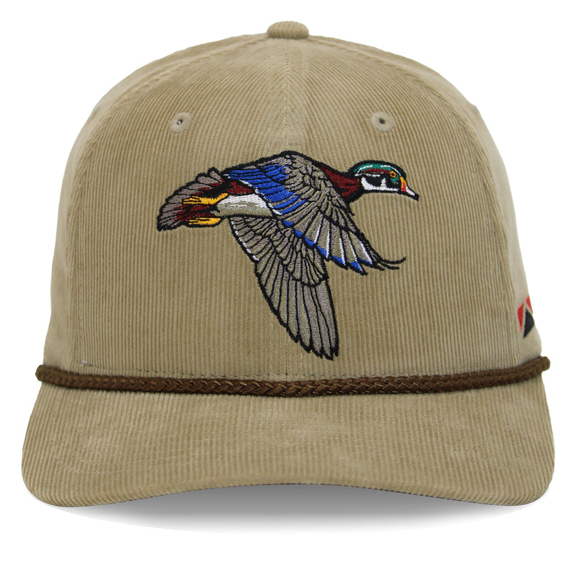 Load image into Gallery viewer, Corduroy Wood Duck 6-Panel Performance Cap