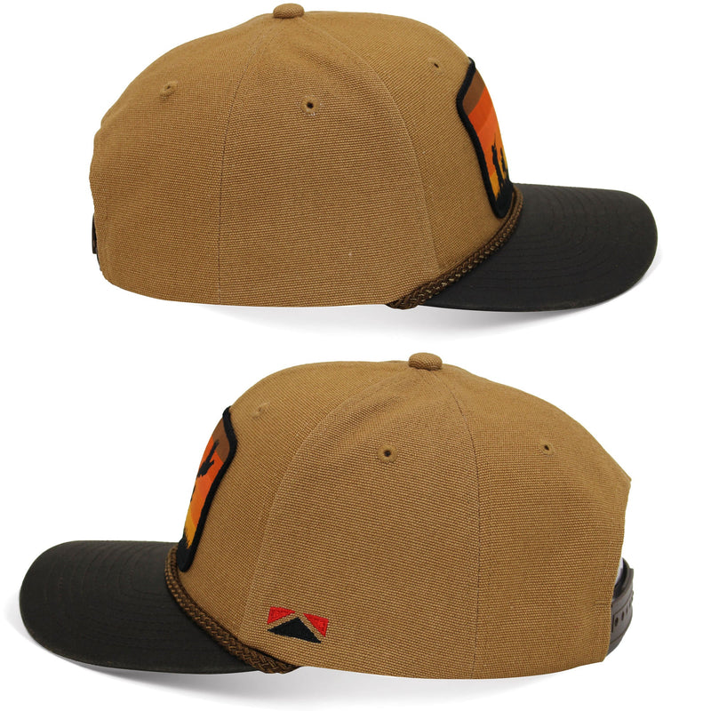 Load image into Gallery viewer, Canvas Upland Flush Patch Hat with Wax Cloth Visor