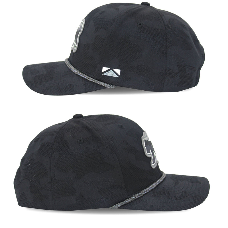 Load image into Gallery viewer, Sunset Bear Cloud Texture 5-Panel Rope Cap