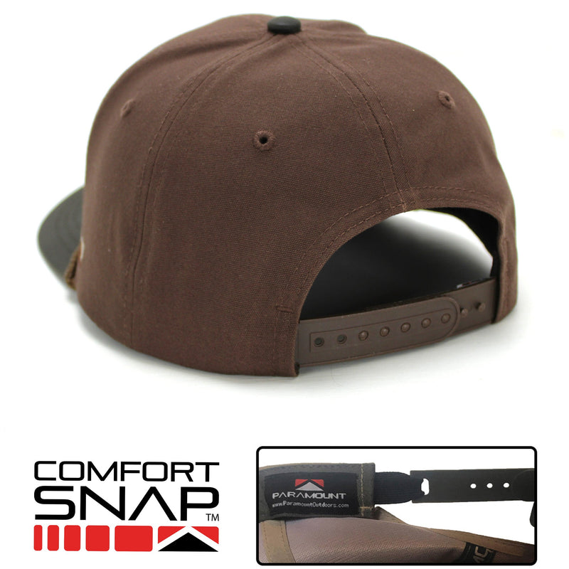 Load image into Gallery viewer, Longhorn 6-Panel Hat with Wax Cloth Visor