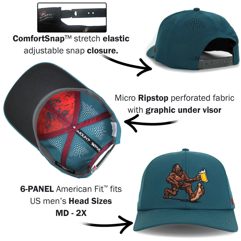 Load image into Gallery viewer, Bigfoot Beer Run Hat 6-Panel Performance Cap