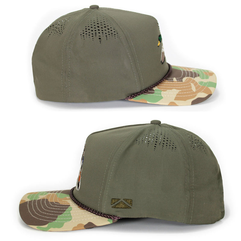Load image into Gallery viewer, Landing Mallard 5-Panel Base Camp Performance Hat