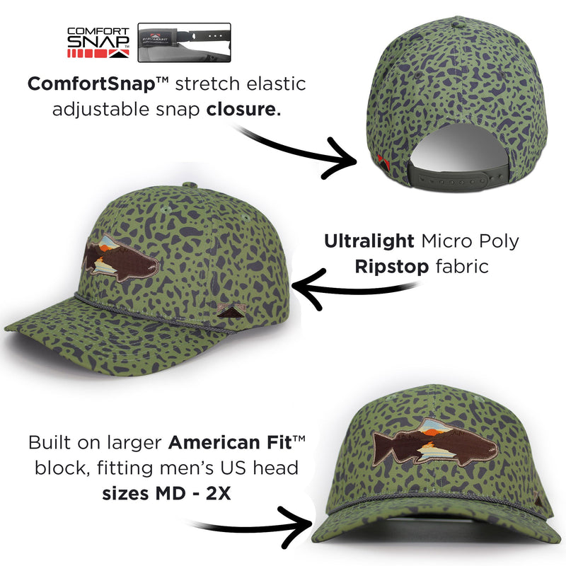Load image into Gallery viewer, Sunset Salmon 6-Panel | Riverside