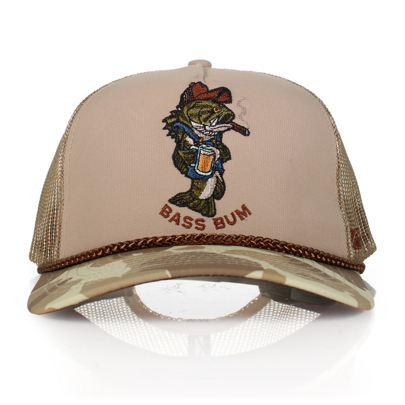 Load image into Gallery viewer, Bass Bum 5-Panel Bass Fishing Hat